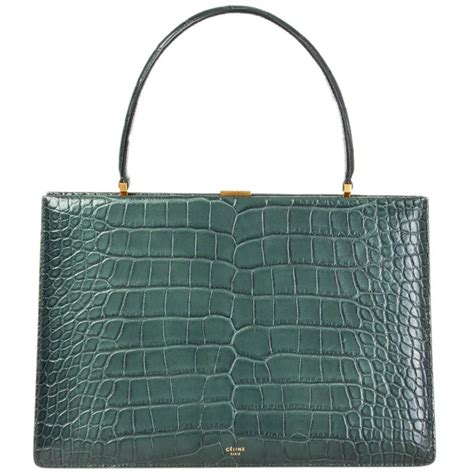 celine crocodile medium clasp bag|Medium Clasp handbag in crocodile .